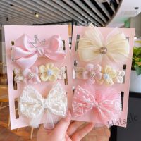 【hot sale】✎☒ C05 3Pcs/Set Baby Girl Headbands Stretch Lace Flower Crown Newborn Hair Band Princess Bowknot Baby Headband Hair Accessories