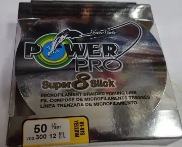 POWER PRO Super 8 Slick Braided Fishing Line, 20Lb