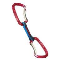 22KN ปีนเขา Quickdraw มืออาชีพล็อคความปลอดภัย Extenders ก้ม Carabiner สลิง Mountaineer อุปกรณ์กลางแจ้ง