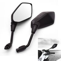 2Pcs/Pair Motorcycle Mirror Carbon Fiber White Glass Rearview Mirrors For Yamaha XJ6 DIVERSION XSR 700 900 TDM 900 MT 01 03 25