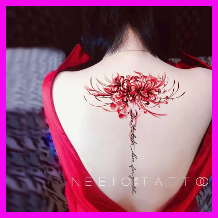 Tattoo Sticker Temporary Tattoo Bian Flower Back Back Belly Waist and Abdomen Pattern Waterproof Lasting Women(10*21cm) | Lazada PH Tattoo Sticker Temporary Tattoo Bian Flower Back Back Belly Waist and Abdomen Pattern Waterproof Lasting Women(10*21cm) | Lazada PH