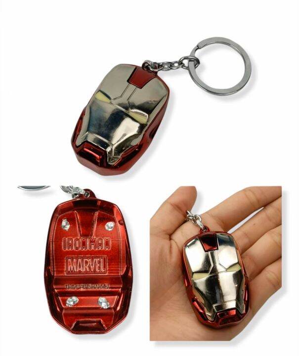 พวงกุญแจเหล็กไอรอนแมน-ironman-steel-keychain