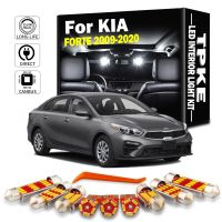 หลอดไฟชุดไฟแอลอีดีภายในรถสำหรับ KIA Forte 2009 2010 2011 2012 2013 2014-2017 2018 2019แผนที่2020อุปกรณ์เสริมโคมไฟทรงโดม