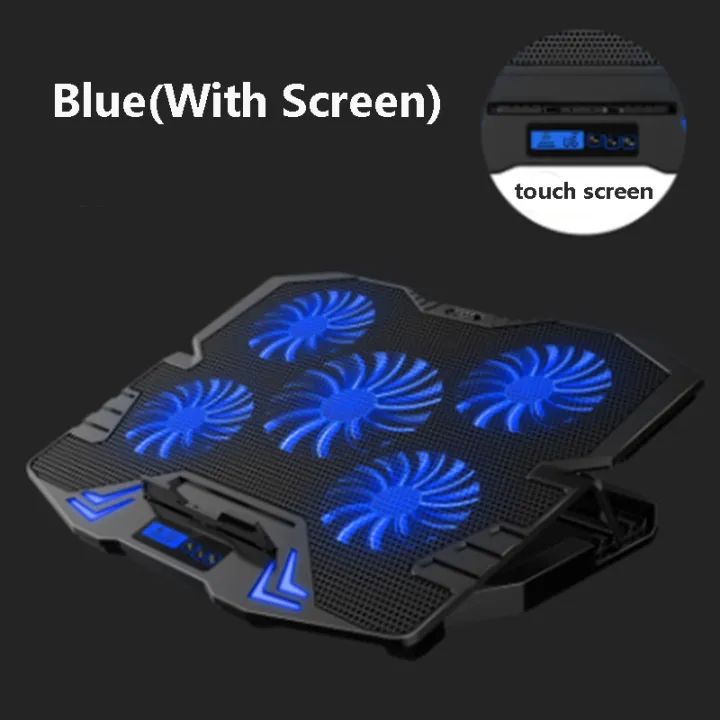 Cooler Notebook Cooling Pad Gaming Cooler Stand Silent Powerful Air ...