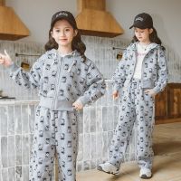 [COD] 2022 New Clothing Cartoon Big Boy Fashion Hooded and Net Two-piece Set Wholesale