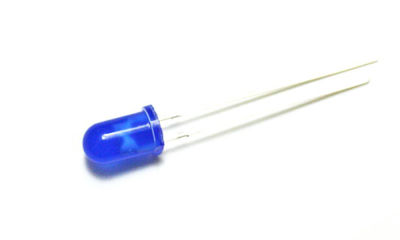 LED blue diffused 5mm (5 LEDs) - COLE-0251