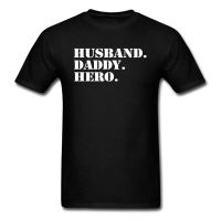 FatherS Day Gift Adult T Shirt Cotton Casual S Clothing Husband Daddy Hero White Letter Title T-Shirts For Men Best