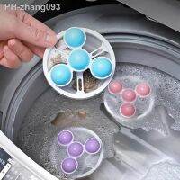 Washing Machine Hair Filter Floating Lint Hair Pet Fur Removal Catcher Reusable Mesh Dirty Collection Pouch with Cleaning Balls