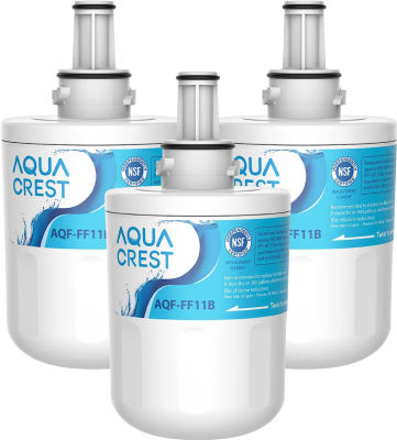 AQUA CREST AQUACREST DA29-00003G Refrigerator Water Filter, Replacement for Samsung DA29-00003G, DA29-00003B, DA29-00003A, Aqua-Pure Plus, HAFCU1, RFG237AARS, RS22HDHPNSR, RSG257AARS, WSS-1 (Pack of 3)