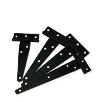 Iron Tee Hinge Black T hinges Cabinet Hinge Garden Shed 4-8inch Wooden Door Gate for Light Gates Doors Furniture Hardware