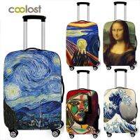 เคสมือถือ Van Gogh Art Miny Lukisan/janpan Wave/mone Lisa Tas Pelindung Elastis Koper Penutup Anti Debu ผ้าคลุมครอบรถเข็น