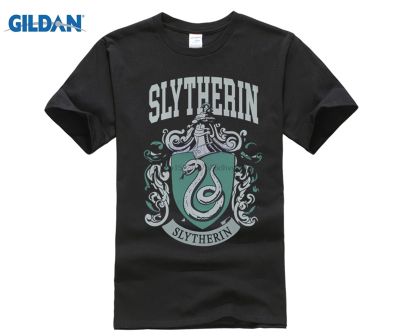 Slytherin T Shirt 2021 High quality Brand T shirt Casual Short sleeve O-neck Fashion Printed 100% Cotton summer new tops Round Neck cheap wholesale 2021 High quality Brand T shirt