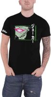 BATMAN Mens Joker Smile Frame Anime Slim Fit T-Shirt Black