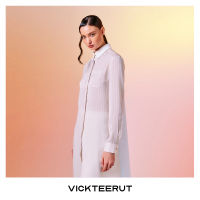 VICKTEERUT (ราคาปกติ 8,900-.) Re-Edition Long Sleeve Shirt Tunic เสื้อทูนิค ปกเชิ้ต แขนยาว