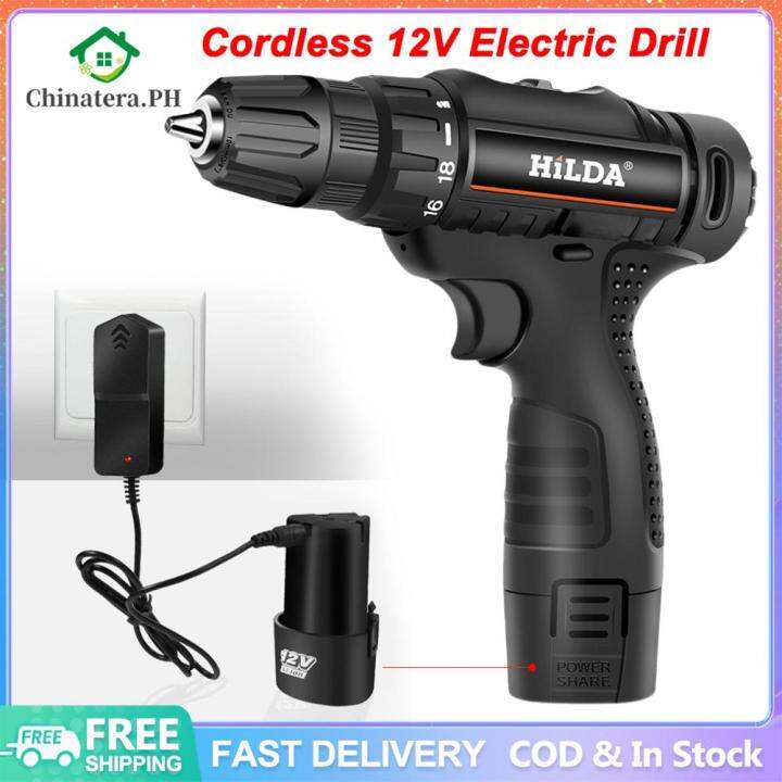 [fast Delivery] Cordless Electric Drill Cordless Drill 12v Electric