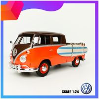 โฟล์คกระบะ โมเดลรถเหล็ก รถโฟล์ค Volkswagen Type 2 (T1) Delivery Van Scale 1:24 MototMax