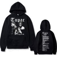 Fashion Hoodie Men Women Rapper Tupac 2pac Cotton Sweatshirt Print Oversized Pullover Hoody Hip Hop Top Brand Hoodies Clothing