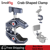 SmallRig แขนมายากลที่หนีบแน่นหนาหัวบอลขนาดเล็กที่จับกล้องถ่ายรูปแคลมป์มอนิเตอร์รูปปูที่มี1/4 "-20 3/8"-16รูเกลียวสำหรับกล้อง Gopro/dslr/โคลงอุปกรณ์ถ่ายภาพที่สุด3757/3755