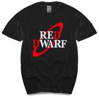 เสื้อยืดลําลอง แขนสั้น คอกลม พิมพ์ลาย Red Dwarf UK Sitcom สีดํา สําหรับผู้ชายSize S-5XL