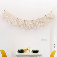 Macrame Fringed Woven Tapestry Wall Hanging Home Decor Living Room Bedroom Headboard Wall Hanging