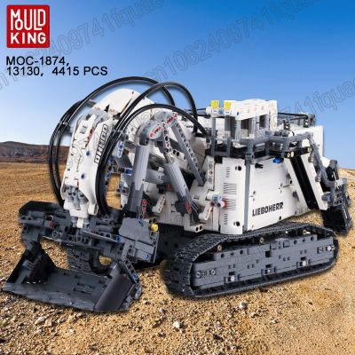 ▲ jiozpdn055186 Terex mineração escavadeira modelo kit para adultos MOULDKING13130 blocos de construção alta tecnologia kits bricolage hobbies brinquedos RH400