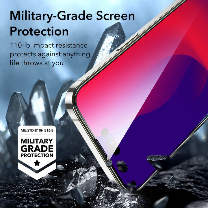 ESR for 14 Pro Max Gorilla Glass for 14 Pro Max Armorite Screen Protector by Corning Tempered
