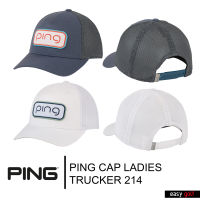 PING CAP LADIES TRUCKER 214 PING CAP WOMEN หมวกกอล์ฟ หมวกกีฬาผู้หญิง