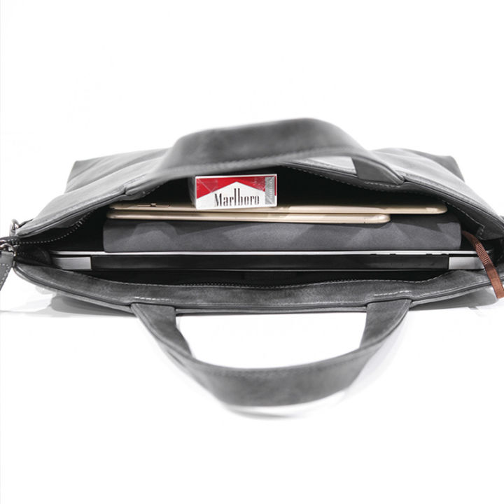 กระเป๋าเอกสารกระเป๋าแมสเซ็นเจอร์นำเทรนด์แนวธุรกิจกระเป๋าถือสะพายไหล่ของผู้ชายจาก-tas-berkas-ol-ร้าน-cestlafit