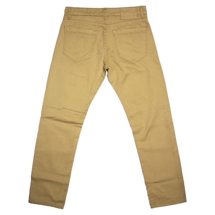 miinshop-เสื้อผู้ชาย-เสื้อผ้าผู้ชายเท่ๆ-กางเกง-ขายาว-ทรงกระบอก-ผ้าสี-ชิโน-สีกากี-media-jeans-c801-44-เสื้อผู้ชายสไตร์เกาหลี