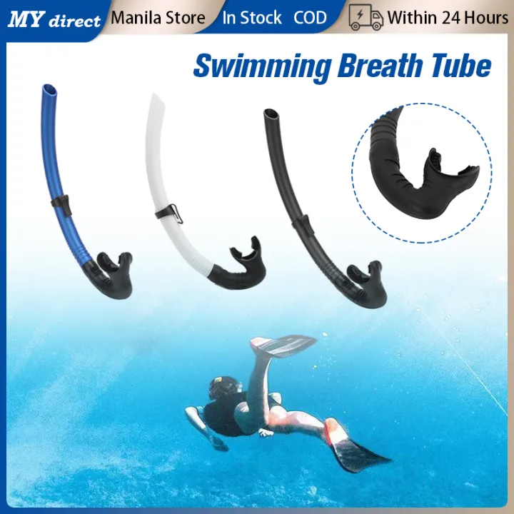 Freediving Breathing Tube Diving Snorkeling Gear Professional PVC ...