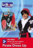 คอสตูมชุดแฟนซีเด็กชายหรือหญิงเป็นชุดโจรสลัดแบบแขนยาว Le sheng Pirate dress up costume เป็นฟรีไซส์เหมาะกับเด็ก 3 - 7 ขวบ ใช้ใส่ไปงานปาร์ตี้แฟนซี หรืองานแสดง