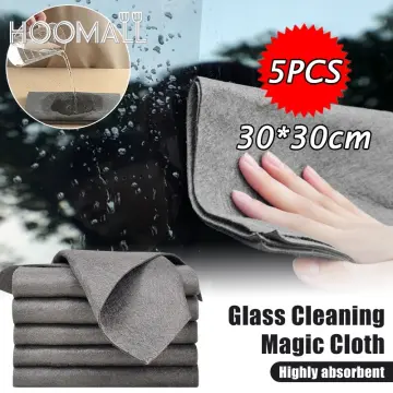 5Pcs Thickened Magic Cleaning Cloth No Watermark Glass Wiping Cloth  Reusable Window Glass Cleaning Cloth rag Kitchen Towel