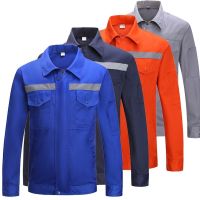 ✶▬▼ PPE Safe Safety Jacket Work Long Sleeve Men Women Protectionclothing Labor Reflector Factory Staff Workwear Baju Kerja Keselamatan