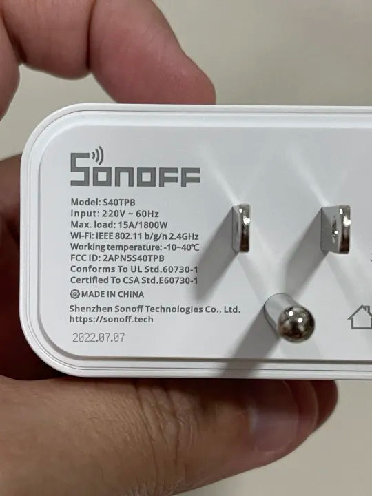 sonoff-s31-มีประกัน1ปี-ปลั๊กอัจฉริยะ-จากประเทศไทย-220v-รับสินค้าเร็ว-1-3-วัน