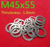 ☼▫ 10PCS M45 flat Thin Washer Shim 0.1/0.2/0.3/1mm 304 Stainless Steel Ultra-Thin Flat Washer Gasket Adjustment Washer