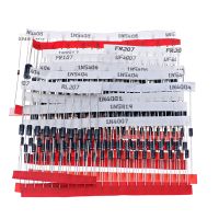 ☍▧☎ 200pcs/lot Fast Switching Schottky Diode Assorted Kit 1N4001 1N4004 1N4007 1N5408 UF4007 FR207 1N5817 1N5819 1N5822 1N4148 RL207