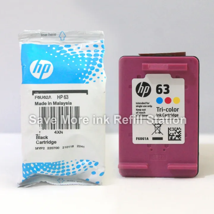 Original HP 63 ink Cartridge TriColour READY TO SHIP Lazada PH