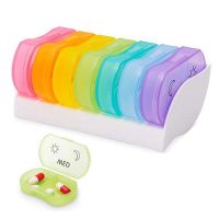 【CW】✹⊕✷  7 Day Weekly Night Pill Holder Storage Organizer Plastic