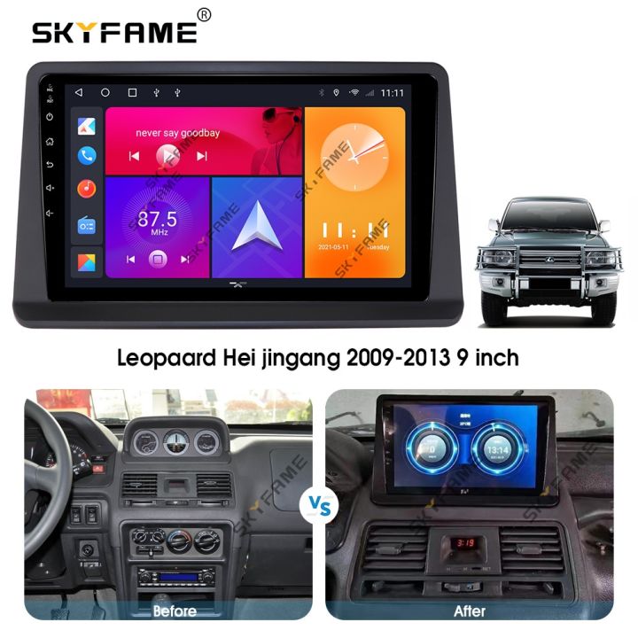 skyfame-car-radio-frame-kits-cable-canbus-fascia-panel-for-leopaard-hei-jingang-2009-2013-android-big-screen-audio-frame-fascias