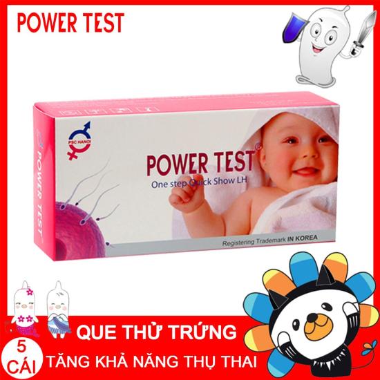 Hộp 5 que thử rụng trứng powertest +tặng 1 que thử thai nhanh - ảnh sản phẩm 4