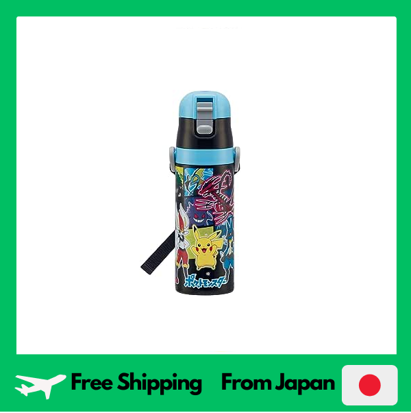 Skater 470ml Pokemon 23 Stainless Steel Kids Water Bottle Japan SDC4-A