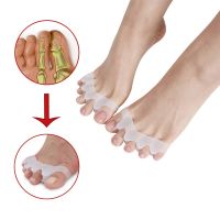 【CW】☍  1 Pair/2 Pcs Silicone Hallux Valgus Corrector Toe Separators Bunion Correctors Foot Splitter Thumb Spacer Feet Spreader