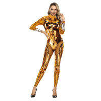 New hero Wonder Woman gold holy clothes cosPlay male and female role-playing jumpsuit