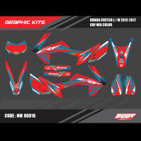 สติ๊กเกอร์วิบาก Honda CRF 250 L ทั้งคัน Graphic kit สติ๊กเกอร์เคลือบเงา สุดคุ้ม