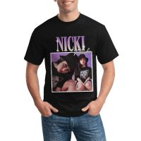 Nicki Nicole Rap Fashion Model Cool T-Shirts Mens Nicki Minaj singer girl album Pattern Printed T-Shirt Crew Neck Premium Tops