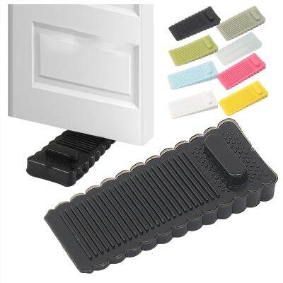 【CW】 Door Wedge Stopper Non-slip Rubber Floor Protection Room Bedroom Block Дверной Блок