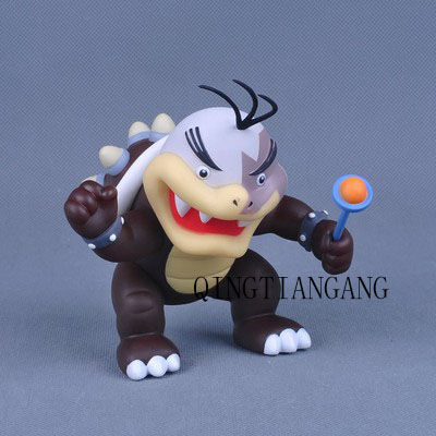 10cm Collection Game Koopalings Bowser Morton And Ludwig Blue Turtle Action Figure Toys,