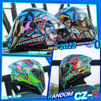 หมวกกันน็อค Random รุ่น CZR-BT ตัวใหม่ล่าสุด มีให้เลือก 10 สี แถมชิวดำ