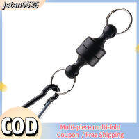 【คลังสินค้าพร้อม】ตกปลาหัวเข็มขัดแม่เหล็กพร้อมพวงกุญแจ Carabiner คลิปตกปลากลางแจ้งป้องกันการตกอุปกรณ์ตกปลา