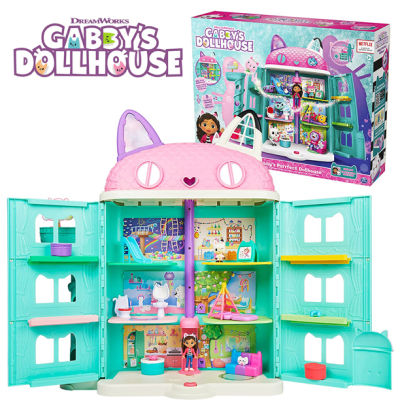 บ้านตุ๊กตาของ Gabby บ้านตุ๊กตา Purrfect 15 ชิ้น รวมทั้งหุ่นของเล่น เฟอร์นิเจอร์ ราคา 3,990.- บาท